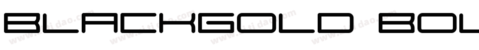 Blackgold Bold字体转换